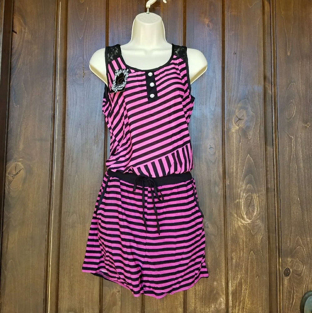 Striped Rompers
